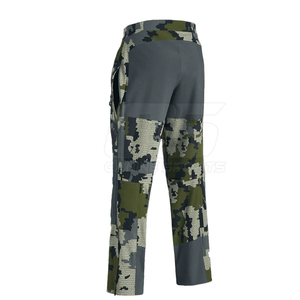Pantalon de chasse décontracté léger pour homme avec fermeture boutonnée, taille mi-haute, coupe droite – Idéal pour la course et le streetwear - Product Image 4