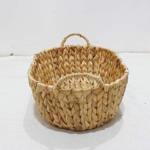 Oval Water Hyacinth Eco-Friendly Vintage <b>Hanging</b> <b>Storage</b> <b>Basket</b> with Handles Rustic Multi-Purpose Kitchen <b>Storage</b> Organizer - Product Image 2