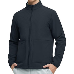 OEM Hot Selling Custom Logo <b>Men</b> Winter Casual Outdoor <b>Reflective</b> Delivery Zipper Waterproof Breathable Softshell <b>Jacket</b> - Product Image 4