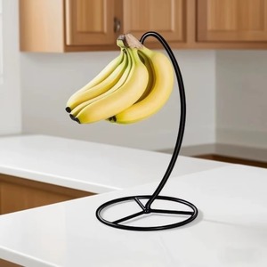 Soporte para Plátanos de Metal de Alta Calidad, Forma Circular, Cesta Colgante para Almacenamiento de Frutas para Uso en la Cocina - Product Image 4