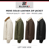 Veste de travail vintage américaine personnalisée de haute qualité Blimpex pour hommes, style décontracté, fermeture éclair, idéale pour la saison hivernale