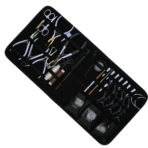 ชุดเครื่องมือช่างต่อผมระดับพรีเมียม พร้อมที่หนีบลูกปัดแบบหนาพิเศษ คีมต่อผมเทป 4 กล่องใส่ลูกปัด ด้ายต่อผม กรรไกรขนาดเล็ก - Product Image 1