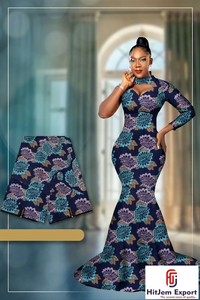 Tissu africain en coton imprimé wax de qualité supérieure pour la mode, les mariages et les événements – Vente en gros, OEM, ODM, directement de l'usine - Product Image 6