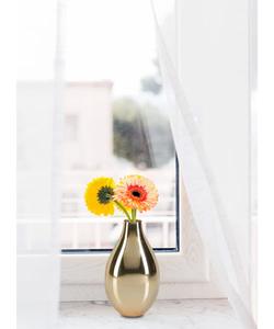 Vase à fleurs en métal finition luxe, pièce de décoration intérieure moderne pour les bureaux et les tables d'hôtel - Product Image 5