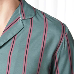 Pijama de Verano para Hombre, Talla Grande, con Logotipo Personalizado, Suave, Transpirable, de Secado Rápido, de Algodón Tejido, Manga Larga - Product Image 3