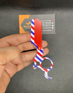 มีดโกนหนวดแบบใบมีดเดี่ยวโค้ง Saaqaans Enterprises Professional Safety Pro Grade รุ่น Curve Wave สีส้ม ผลิตจากใบมีดสแตนเลสนำเข้า - Product Image 1
