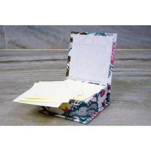 Bloc-notes personnalisé en gros avec charnière, impression colorée sur carton pour notes autocollantes, porte-notes rigide - Product Image 6