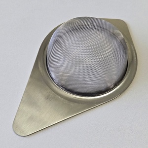 Passoire à feuilles M, Fabriqué au Japon, Passoire à thé en acier inoxydable avec poignée, Support en forme de bol, Pour une portion individuelle, Accessoire pour le thé - Product Image 3