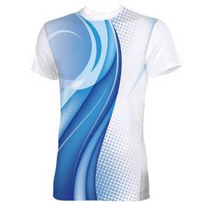 Full Print Mens Sublimation <b>Tshirt</b> Printed <b>Polyester</b> Quick Dry Performance Athletic Gym Wear Promotional Clothing - Product Image 2