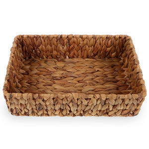 Panier-cadeau en jacinthe d'eau miniature, le meilleur rapport qualité-prix, paniers écologiques tressés pour le rangement et l'organisation de la maison - Product Image 4