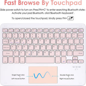 Clavier multi-touchpad en promotion pour <span class=keywords><strong>iPad</strong></span> (A16) 11e génération 2025 / 10e génération 2022 avec support pour stylet et couvercle magnétique - Product Image 6