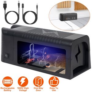 Trampa para Ratones Eléctrica Recargable de 1800V con Puerta Unidireccional, Espacio Interno de 7.48x2.76x3.15 Pulgadas, Modelo Universal para Uso Doméstico - Product Image 1