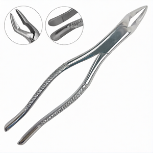 Forceps d'extraction dentaire # Instrument d'extraction dentaire manuel chirurgical en acier inoxydable 32A pour molaires, à manche ergonomique et à pointe fine - Product Image 2