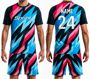 Camiseta de Fútbol Personalizada al por Mayor, Uniforme Deportivo de Manga Corta, Calidad Premium, Secado Rápido, Unisex - Product Image 1