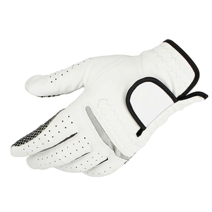 Gants de golf en cuir de cabretta d'Indonésie respirants et doux, personnalisables en couleurs et logo, pour hommes et femmes, main gauche, accessoires de golf haut de gamme - Product Image 2