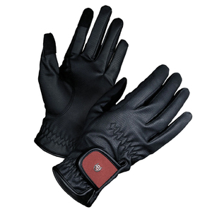 Guantes de equitación de cuero genuino con logotipo personalizado, para Jodhpur y Breeches, absorbentes del sudor, para polo y equitación al aire libre - Product Image 3