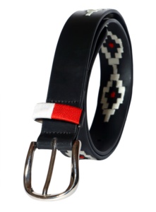 Custom Sport Full Grain <b>Belts</b> Boys Emboss Genuine Leather Riding Equestrian Leather Embroidery Polo Leather <b>Belt</b> Men Wholesaler - Product Image 3