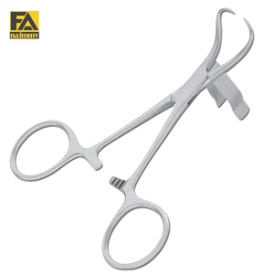 Pinza para toallas Backhaus con clip para cable, instrumento quirúrgico con certificación CE Clase I, uso manual - Product Image 1