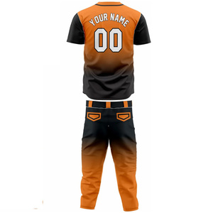 Ensemble uniforme de baseball de haute qualité, tissu respirant, maillot et pantalon de baseball personnalisés pour équipes professionnelles, en vente en ligne - Product Image 3