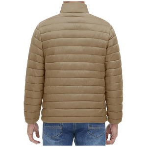 Men's Thick Waterproof <b>Winter</b> Jacket Warm Patchwork Puffer Jacket Stand Collar Zipper Closure Windproof <b>Quilted</b> - Product Image 2