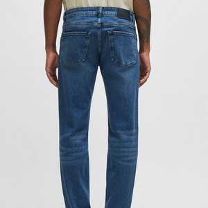 Jean en denim extensible de qualité supérieure pour homme – Jean bleu durable et confortable pour un look décontracté moderne - Product Image 2