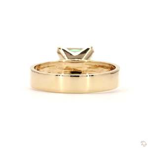 18K Gold Fine Jewelry 4.00 Ct Lab Grown Diamond <b>Mens</b> <b>Ring</b> Princess Cut Engagement Anniversary Statement Band Customizable - Product Image 4