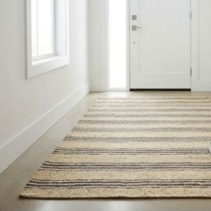 Hot Sale Indian Manufacturer Striped Jute Area <b>Rug</b> Rectangle Flat Weave Modern <b>Living</b> <b>Room</b> Use Beige Gray Tone - Product Image 4