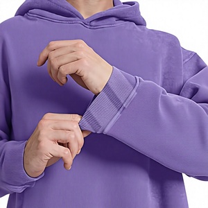 เสื้อฮู้ดซิปแบบโอเวอร์ไซส์ ยูนิเซ็กซ์ ผ้าฟลีซคอตตอน 100%  ใส่สบาย มีกระเป๋าหน้า ระบายอากาศได้ดี เป็นมิตรกับสิ่งแวดล้อม เหมาะสำหรับฤดูหนาว - Product Image 4