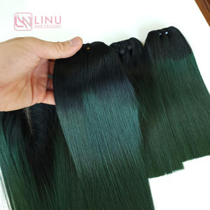 12A cabello Virgen sin procesar 100% cabello humano Remy sedoso recto Color Natural Super doble dibujado paquetes de cabello vietnamita - Product Image 4