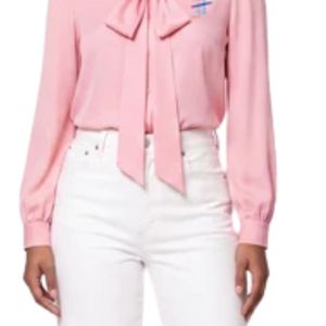Blusa Elegante con Lazo para Mujer, Marca Jack and Jill, Cuello con Lazo, Manga Larga, Suave y Ligera, Formal, para Oficina, Personalizable, Ropa de Trabajo a la Moda - Product Image 5