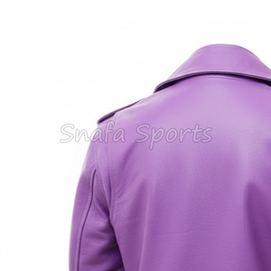 Chaqueta de cuero para mujer, diseño clásico con un toque moderno, perfecta para el uso diario y conjuntos elegantes. - Product Image 6