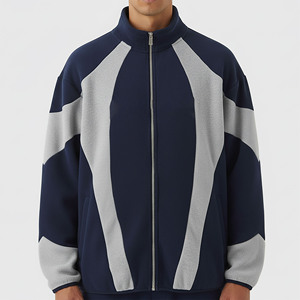 Oversized Fleece Pullover Casual Streetwear Loose Fit Spring Plain <b>Men</b> 100% Cotton <b>Crewneck</b> <b>Sweatshirt</b> - Product Image 3