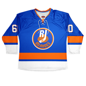 Maillot de hockey sur glace personnalisé pour homme, blanc, rouge, noir, impression sublimée, maille respirante, manches longues, évacuation de l'humidité, coupe classique, taille adulte - Product Image 5