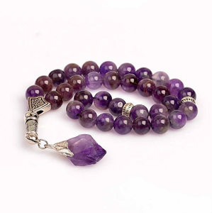 Chapelet musulman islamique en résine avec design Cœur, écologique, personnalisable, pierre de lynx d'Arabie Saoudite, Tasbih - Product Image 6