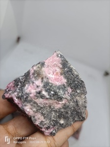 Natural Rhodonite <b>Raw</b> Stone Rough Pink Gemstone <b>Crystal</b> Mineral Specimen Natural Healing Stone Wholesale Supplier - Product Image 4