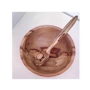 Tazón de Madera Multiusos para Servir Ensaladas, Pan, Frutas, Bocadillos y para Realzar los Mesas Modernas - Product Image 5