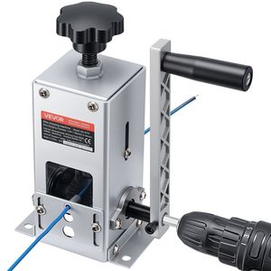 Spellatura Cavi Manuale Professionale con Telaio Robusto Q235, per Cavi in Rame da 0.06-1.18 mm, Utensile a Manovella e Alimentazione a Trapano - Product Image 1