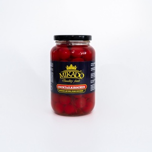 Cerezas Maraschino Enlatadas Premium, Rojas, Enteras, con Tallo, para Cócteles, Repostería y Decoración de Helados - Product Image 3