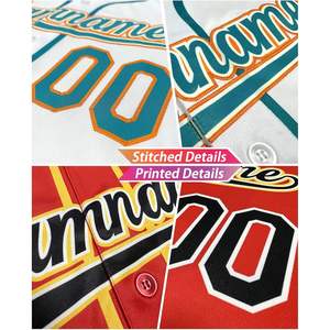 เสื้อเบสบอลแบบติดกระดุมสั่งทำพิเศษ เนื้อผ้าระบายอากาศได้ดี สำหรับซอฟต์บอล พร้อมชื่อทีมและหมายเลขที่กำหนดเอง สำหรับผู้ชาย ผู้หญิง และเยาวชน - Product Image 5