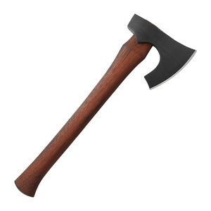 Hacha de corte con mango de madera sostenible, de alta calidad, con espiga plana, para venta al por mayor de marca privada, suministro directo de fábrica - Product Image 1