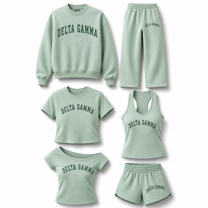 Conjunto de Sudadera y Pantalones Deportivos Extra Grandes de Forro Polar para Mujer, Ropa Personalizada de Universidad - Product Image 6