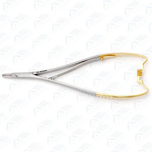 คีมหนีบเข็มสำหรับทันตกรรมแบบแมนนวลทำจากสแตนเลสชุดเครื่องมือทางการแพทย์สำหรับใช้ในการผ่าตัด - Product Image 3