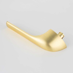 Awesome Brass Cabinet Lever Handle Durable <b>Gold</b> Polished Furniture <b>Pull</b> for Kitchen <b>Drawer</b> Cupboard Door Hardware - Product Image 1