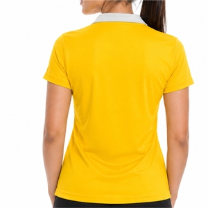 Camiseta polo con cremallera para mujer, calidad premium, tela suave y cómoda, diseño de manga corta, cierre frontal con media cremallera, camiseta polo clásica - Product Image 2