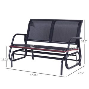 2-Seater Garden Patio Swings Comfortable Outdoor Furniture - Product Image 2