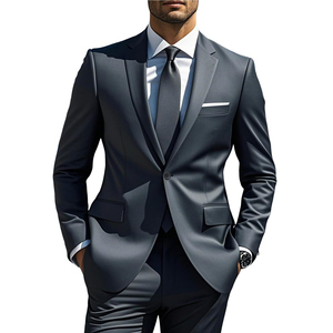 Trajes de tres piezas para hombre, doble botonadura, corte ajustado, casuales, diseño personalizado, fabricados en fábrica, conjunto de traje de 3 piezas en venta - Product Image 1
