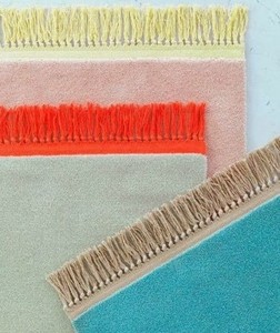 Alfombras de Lana 100% Tejidas a Mano, de Color Sólido, Estilo Escandinavo, Aptas para Mascotas, Ecológicas, de Pelo Medio, para Sala de Estar y Dormitorio - Product Image 1
