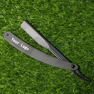 Navaja de Barbero Ecológica Personalizable con Hoja Reutilizable y Logotipo OEM para Corte de Barba - Product Image 5