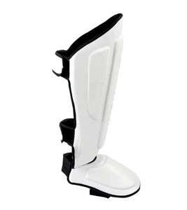 Espinilleras de Muay Thai, Protección Profesional, Cuero Sintético, Diseño Personalizable, Ajuste Universal, Ligeras - Product Image 3