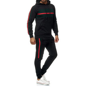Conjunto deportivo para hombre, traje de entrenamiento para correr, sudadera con capucha y pantalones deportivos, ropa deportiva informal para hombre. - Product Image 3